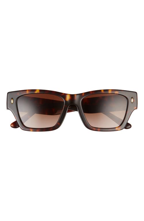 Tory Burch 52mm Rectangular Sunglasses In Multi