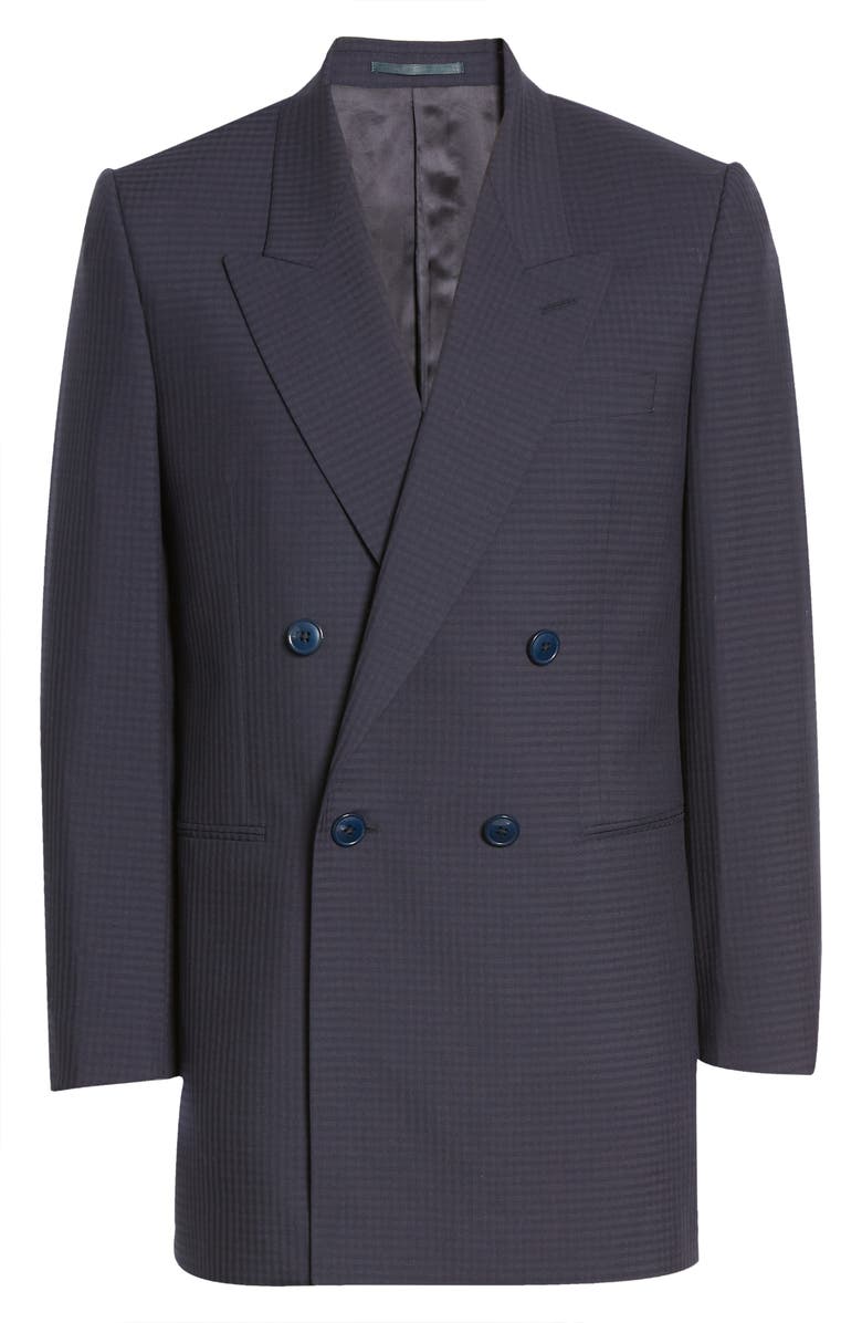 Martine Rose Bobby Double Breasted Wool Blazer, Main, color, 