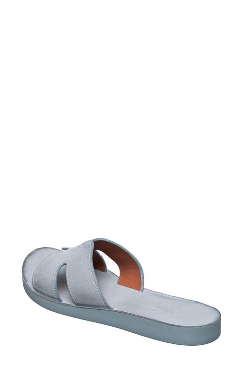 Antelope Alex Slide Sandal In Light Grey