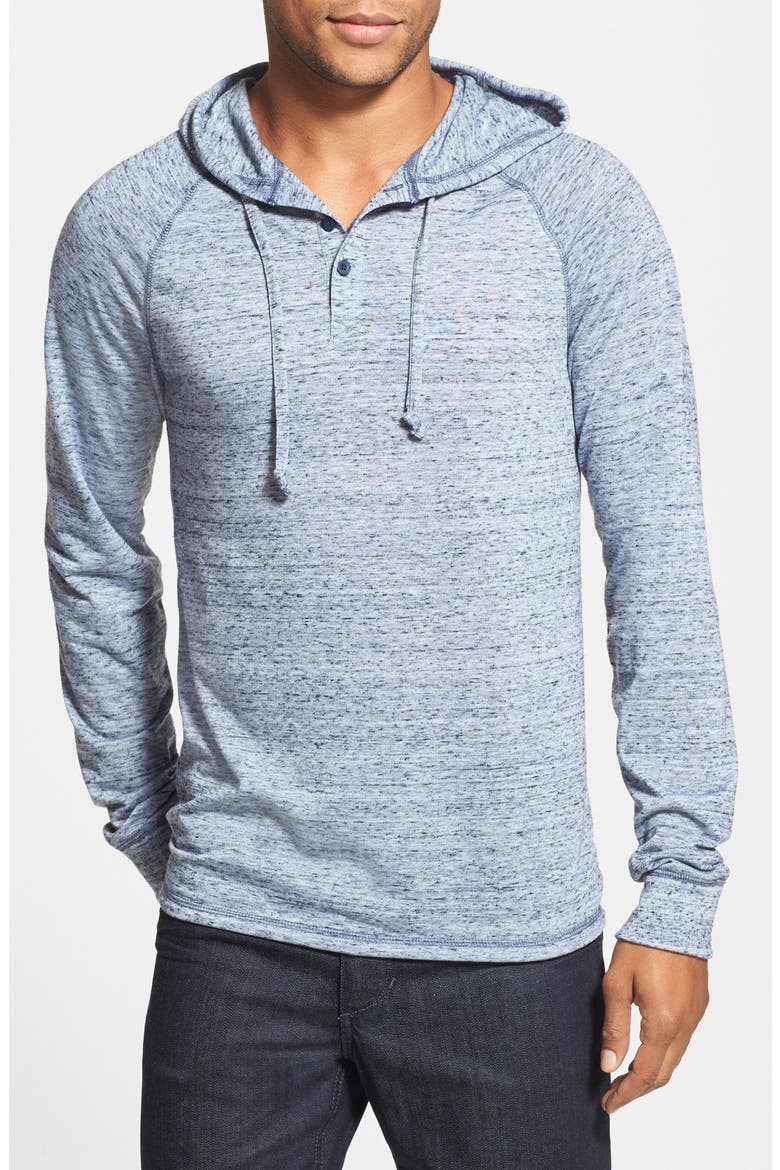 Pullover Hoodie, Main, color, NAVY SUIT SHANTUNG