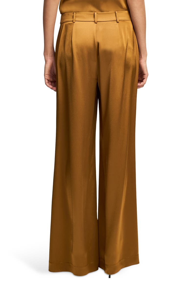 Jyn Wide Leg Pintuck Pants, Alternate, color, HONEY BRONZE