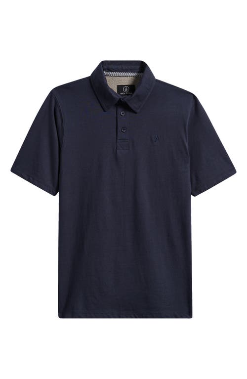 Volcom Baby Volcom Kids' Wowser Cotton Blend Polo In Navy
