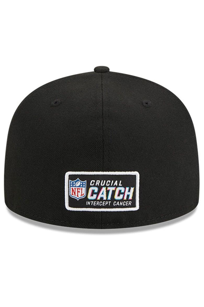Men's New Era  Black Tampa Bay Buccaneers 2023 NFL Crucial Catch 59FIFTY Fitted Hat, Alternate, color, Black