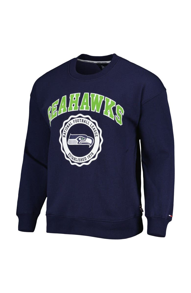 Tommy Hilfiger Men's Tommy Hilfiger Navy Seattle Seahawks Ronald Crew Sweatshirt, Alternate, color, Navy