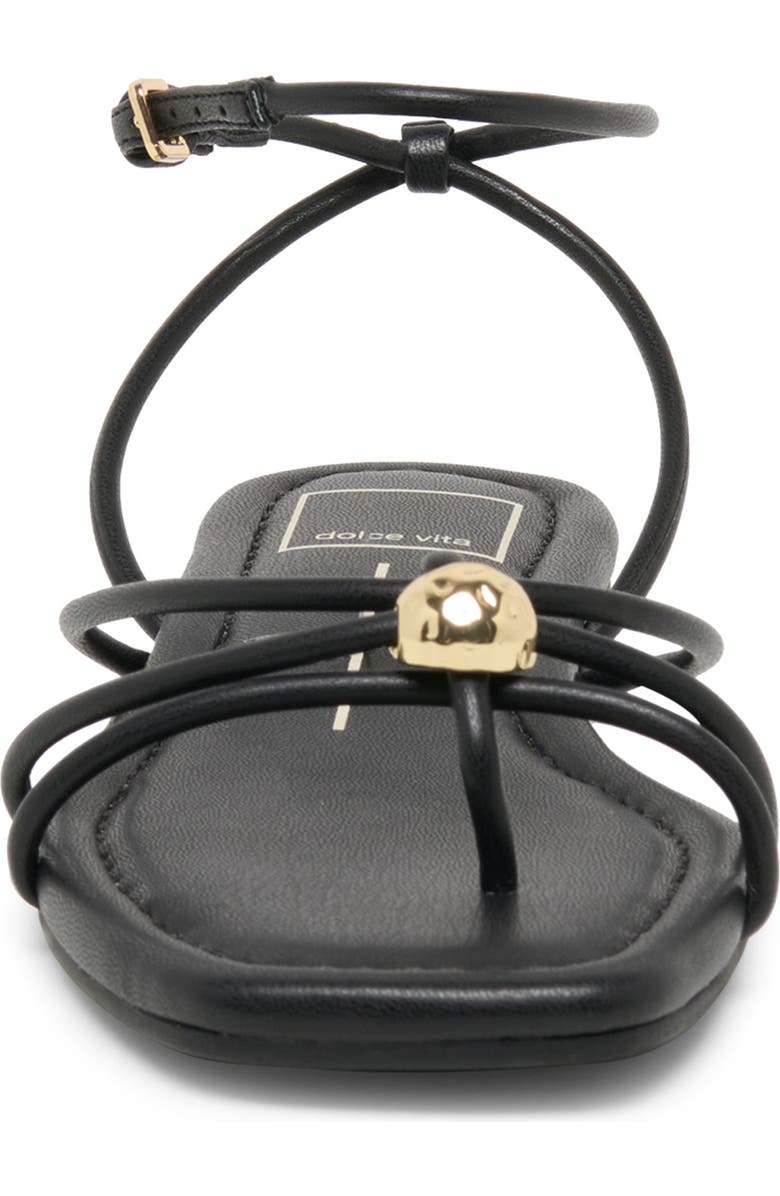 Dolce Vita Lonato Ankle Strap Sandal, Alternate, color, Black Stella
