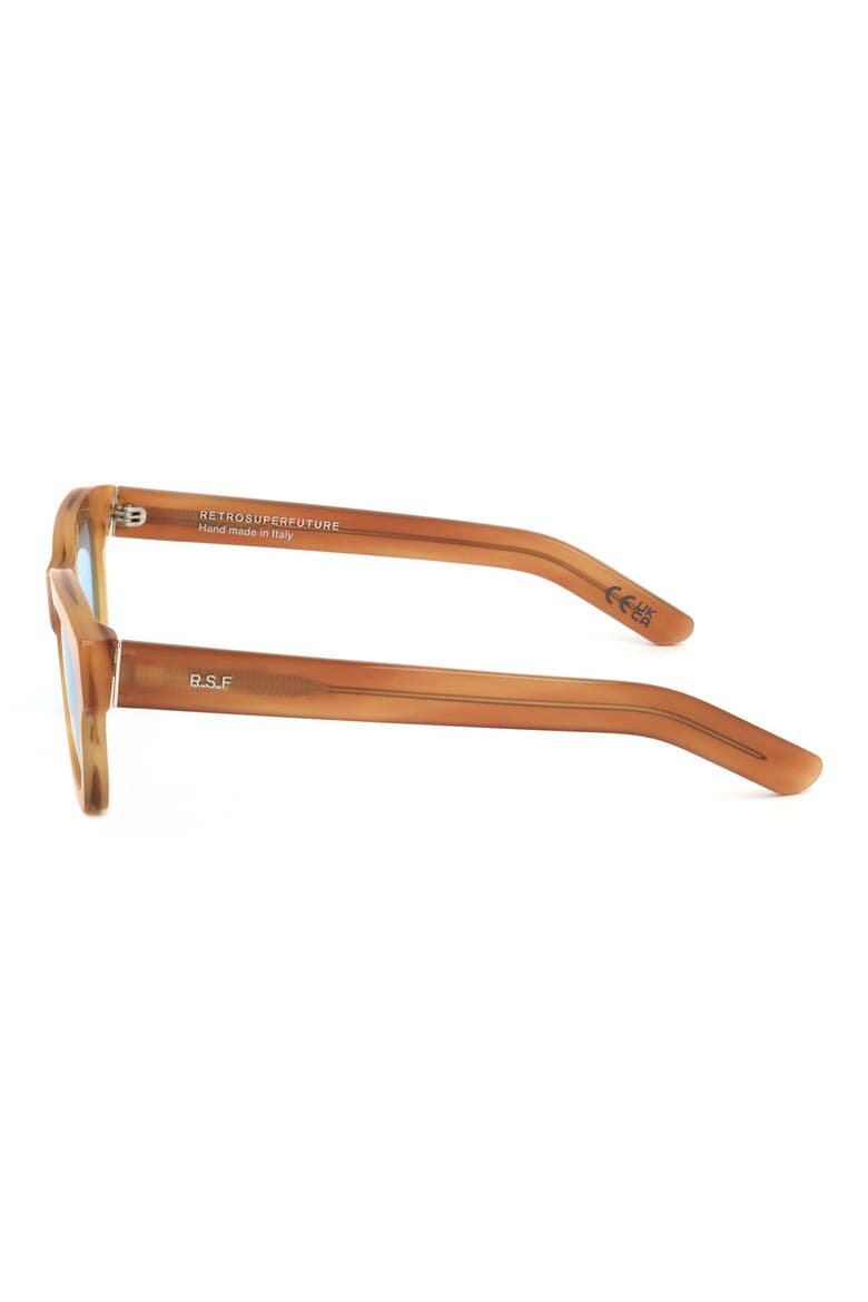 54mm Square Sunglasses, Alternate, color, LIGHT BROWN