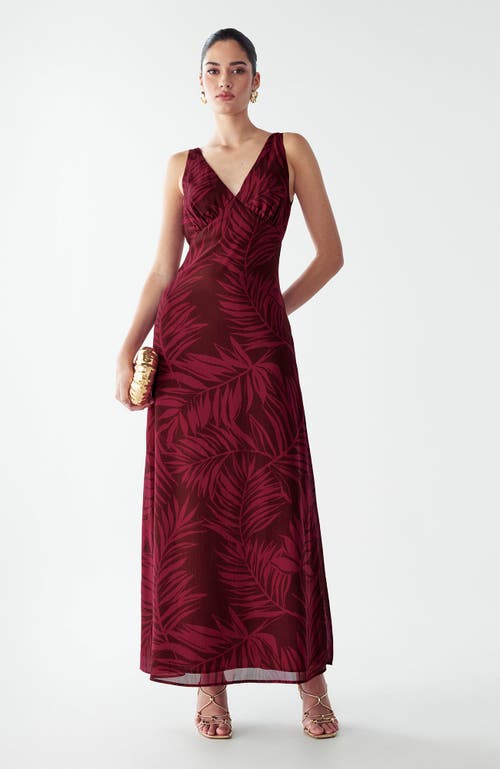 Bwldr Chelsea Dress In Burgundy