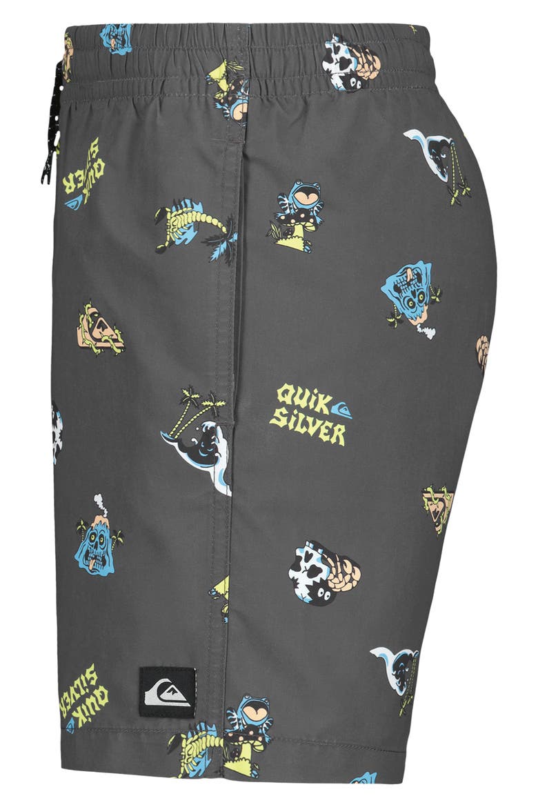 Kids' Everyday Mix Volley Swim Trunks, Alternate, color, IRON GATE