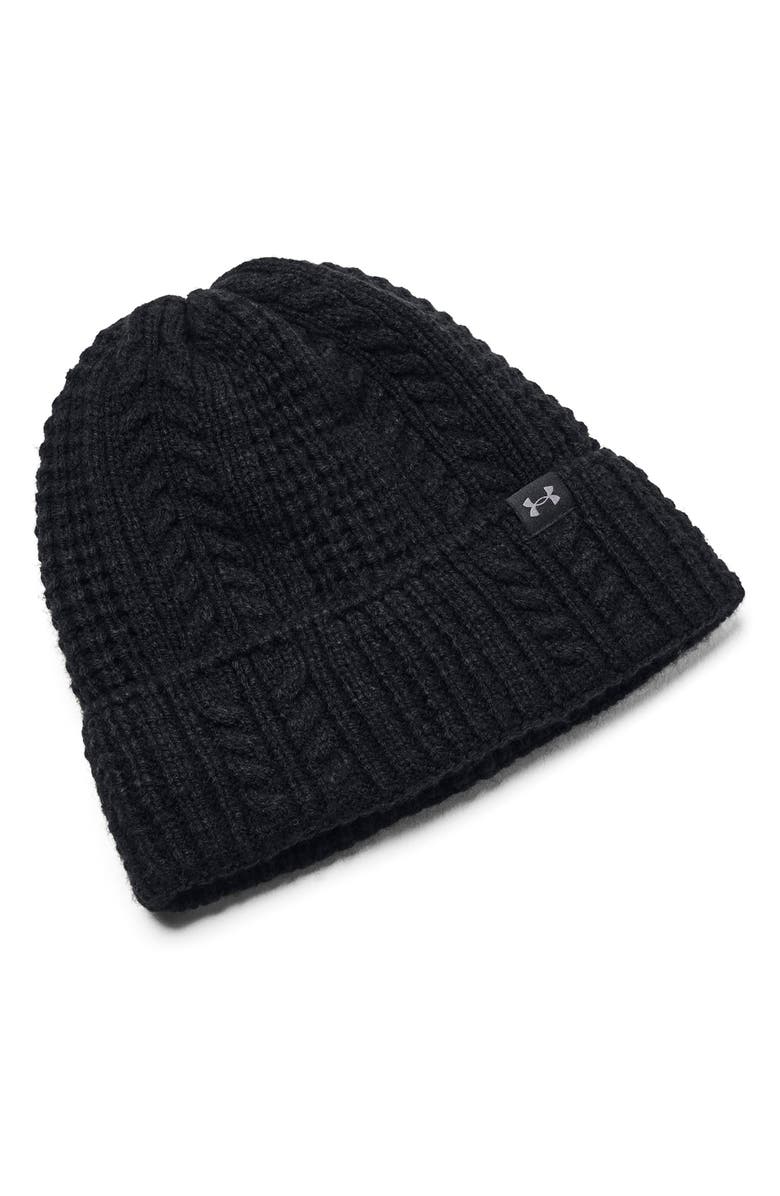 Under Armour Halftime Cable Knit Beanie, Main, color,