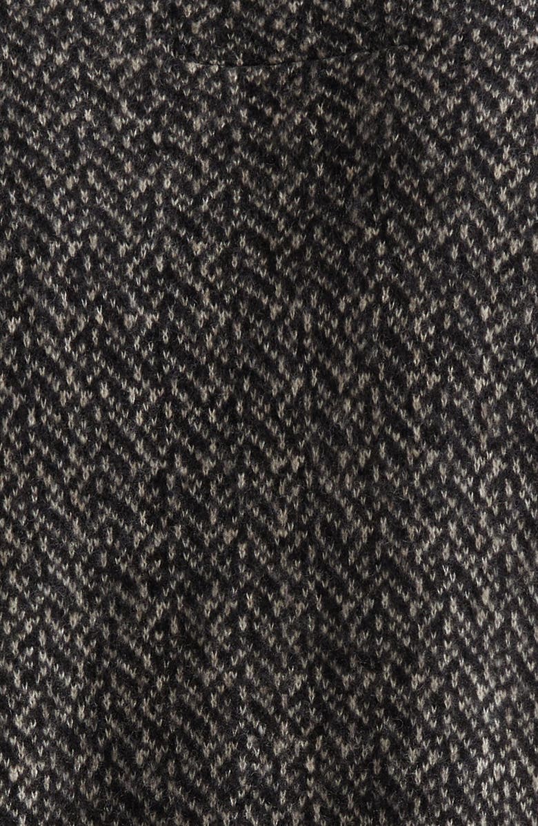 FRENCKENBERGER Hamza Open Front Cashmere & Silk Herringbone Cardigan, Alternate, color, 