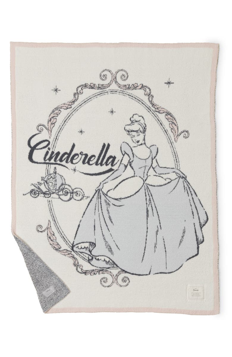Barefoot Dreams<sup>®</sup> X Disney CozyChic<sup>®</sup> Cinderella Throw Blanket, Main, color, Pearl Multi