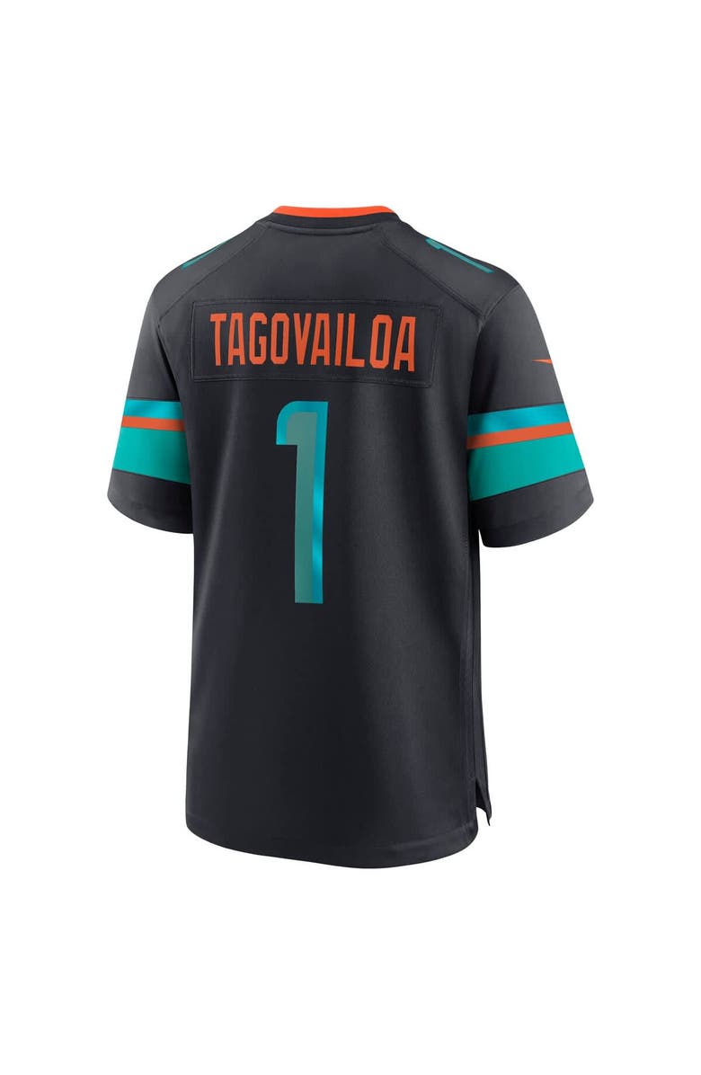 Nike Men's Nike Tua Tagovailoa Pitch Blue Miami Dolphins 2025 Rivalries Collection Game Jersey, Alternate, color, Navy