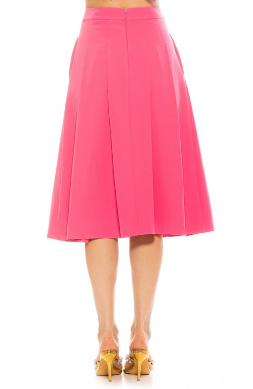 Alexia Admor Illia Skirt In Hot Pink