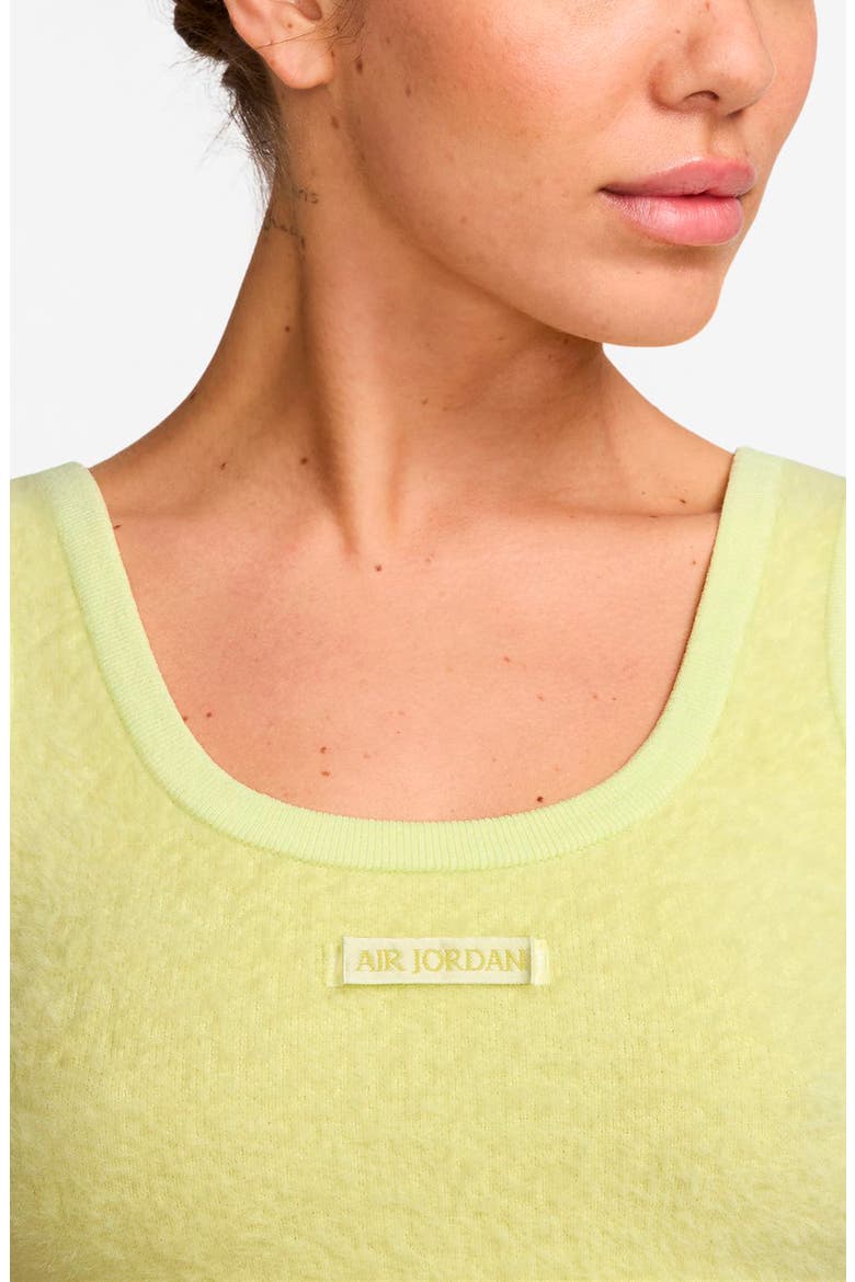 Air Jordan Sweater Tank, Alternate, color, LUMINOUS GREEN/ ZINNIA/ GREEN