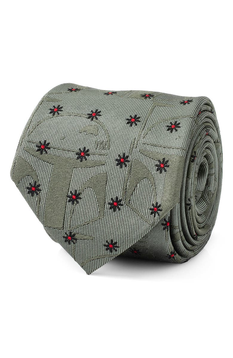 Cufflinks, Inc. Star Wars Boba Fett Silk Tie, Alternate, color, Green