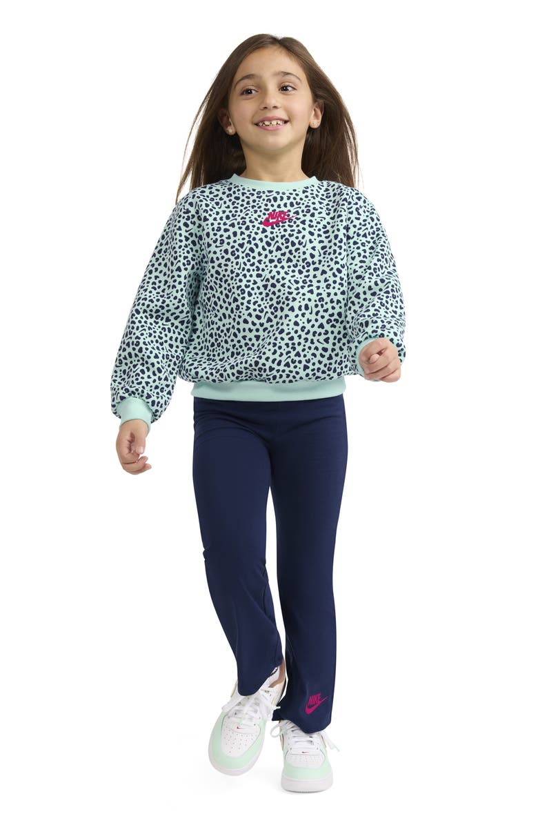 Nike Kids' Wild Warmth Sweatshirt & Leggings Set, Alternate, color, Midnight Navy