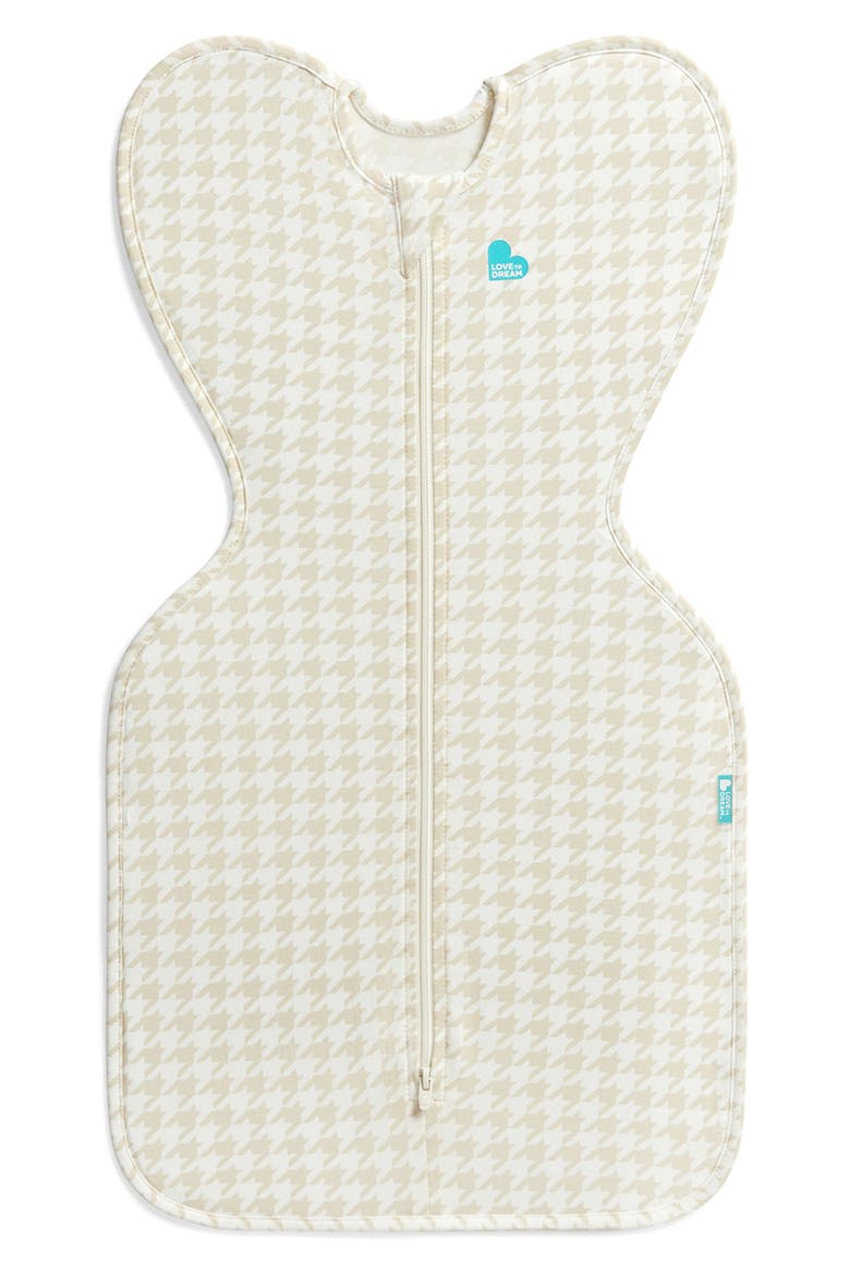 Swaddle Up™ 1.0 TOG Original Stretch Cotton Swaddle, Main, color, HOUNDSTOOTH
