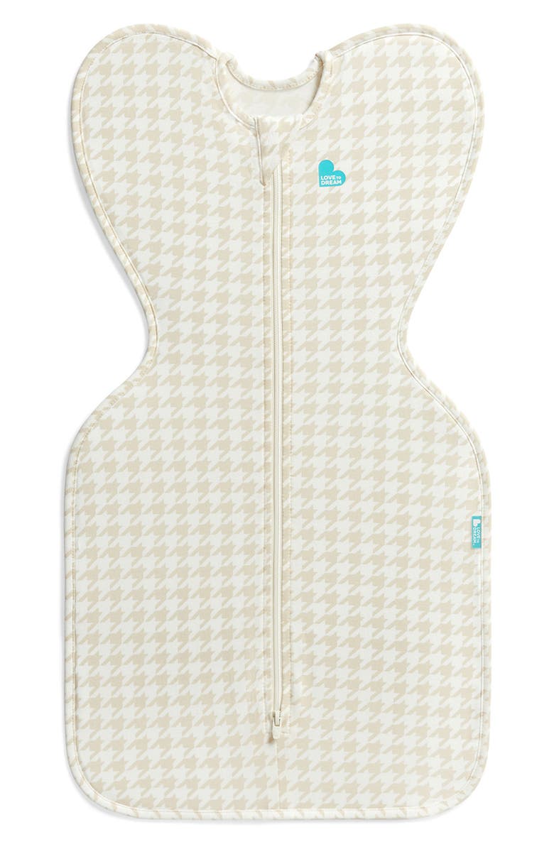 LOVE TO DREAM Swaddle Up<sup>™</sup> 1.0 TOG Original Stretch Cotton Swaddle, Main, color, Houndstooth