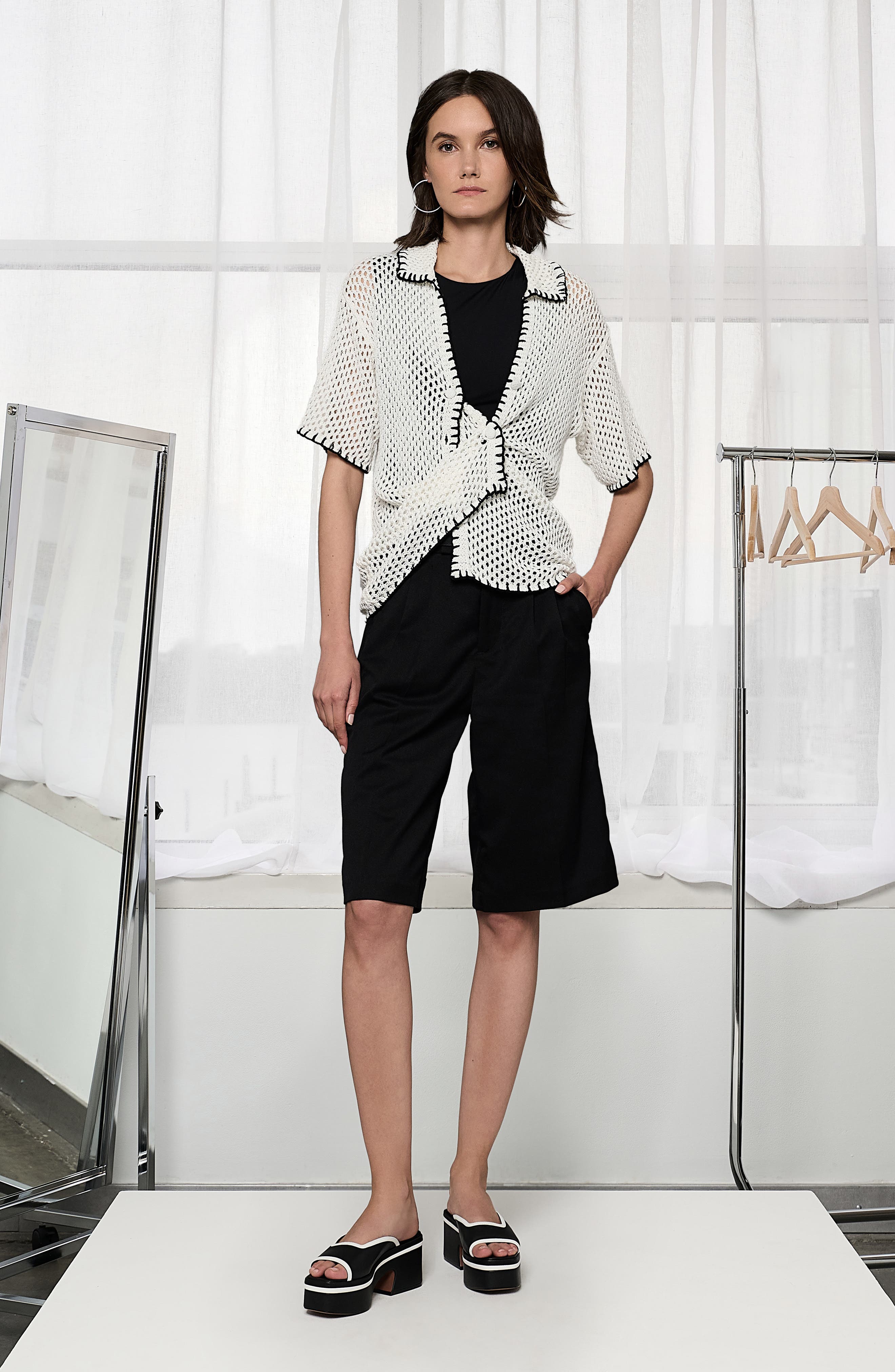 SARTO by Franco Sarto Fernanda Platform Slide Sandal, Alternate, color, Black