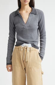 MONSE Doubled Cashmere Polo