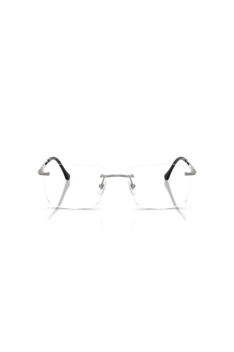 57mm Square optical glasses, Alternate, color, Grey