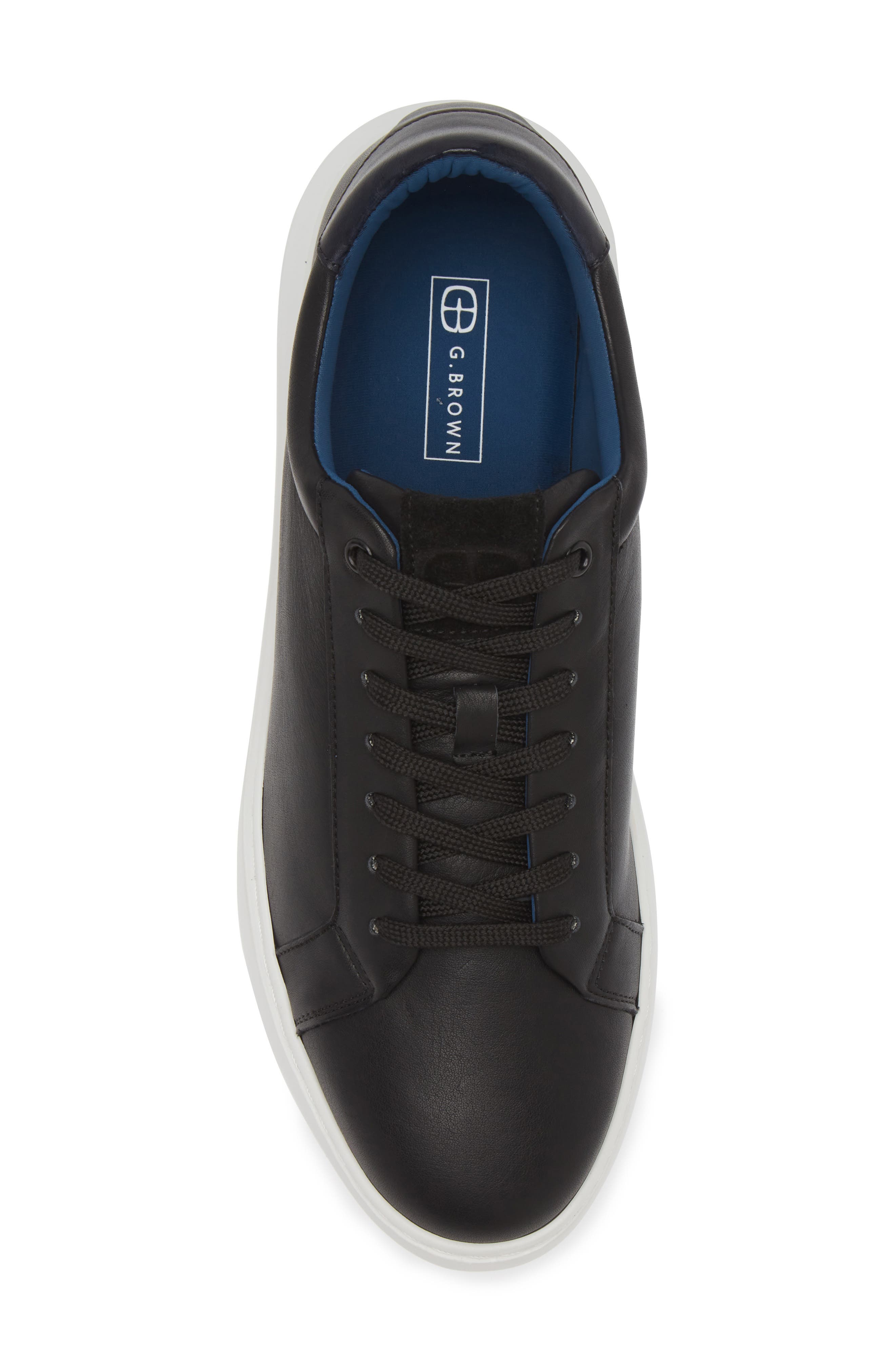 G Brown Puff Low Top Leather Sneaker, Alternate, color, 