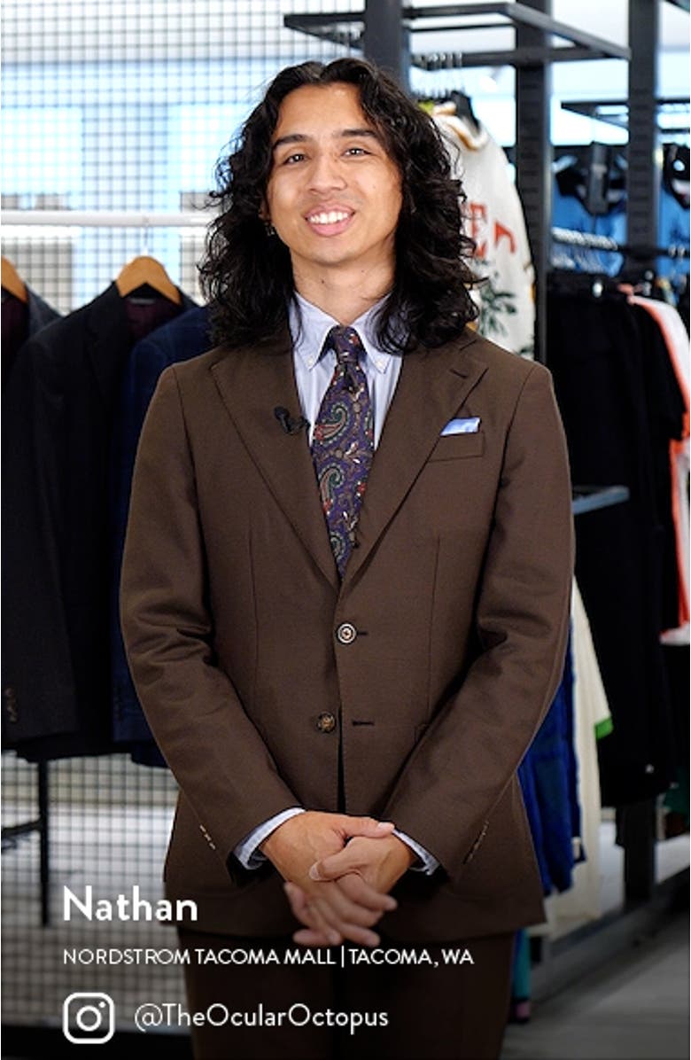 Sutton Solid Silk Pocket Square, sales video thumbnail