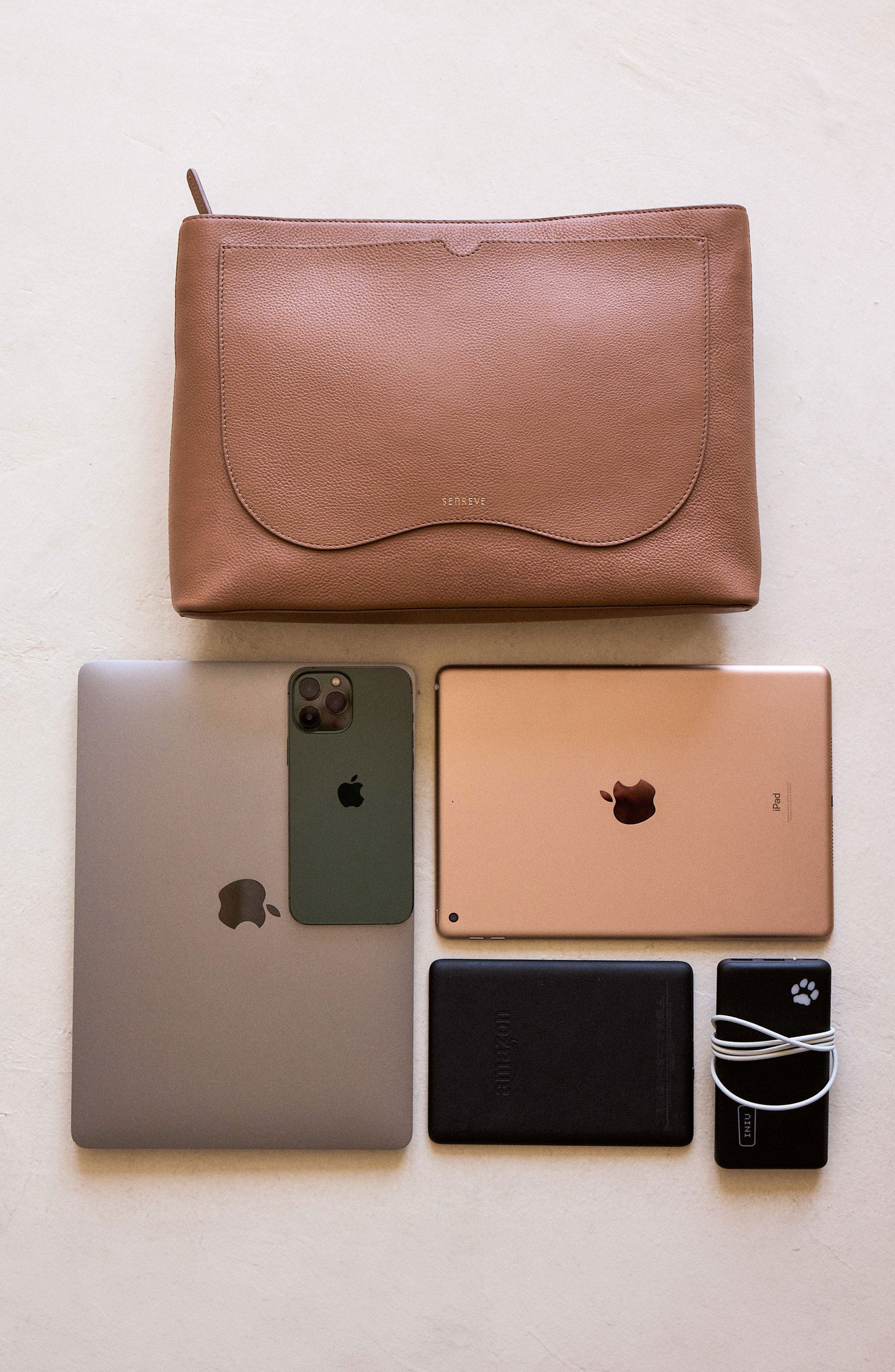 SENREVE Large Atlas Pochette Kit - Piccola - Gold, Alternate, color, 