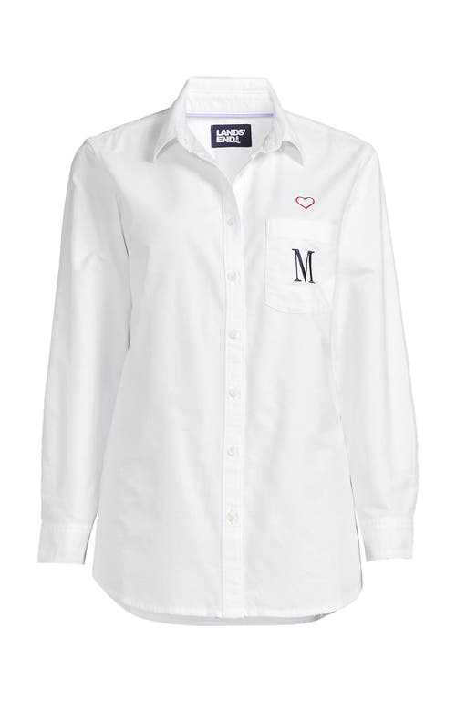 Lands' End Oxford Shirt In White