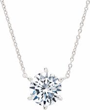 Crislu Cubic Zirconia Pendant Necklace