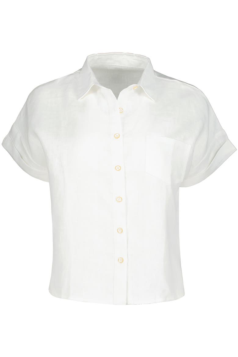 Positano Button Up Shirt, Alternate, color, White