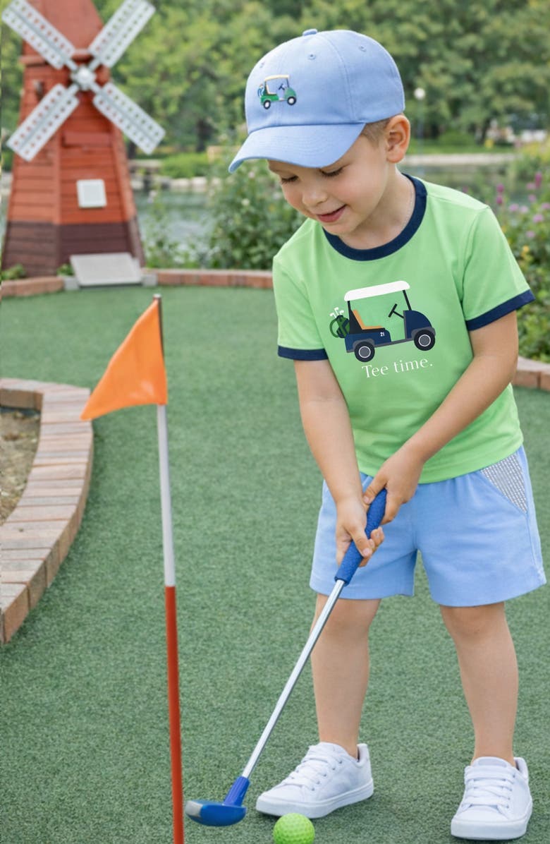 Bits & Bows Golf Cart Baseball Hat, Alternate, color, Blue