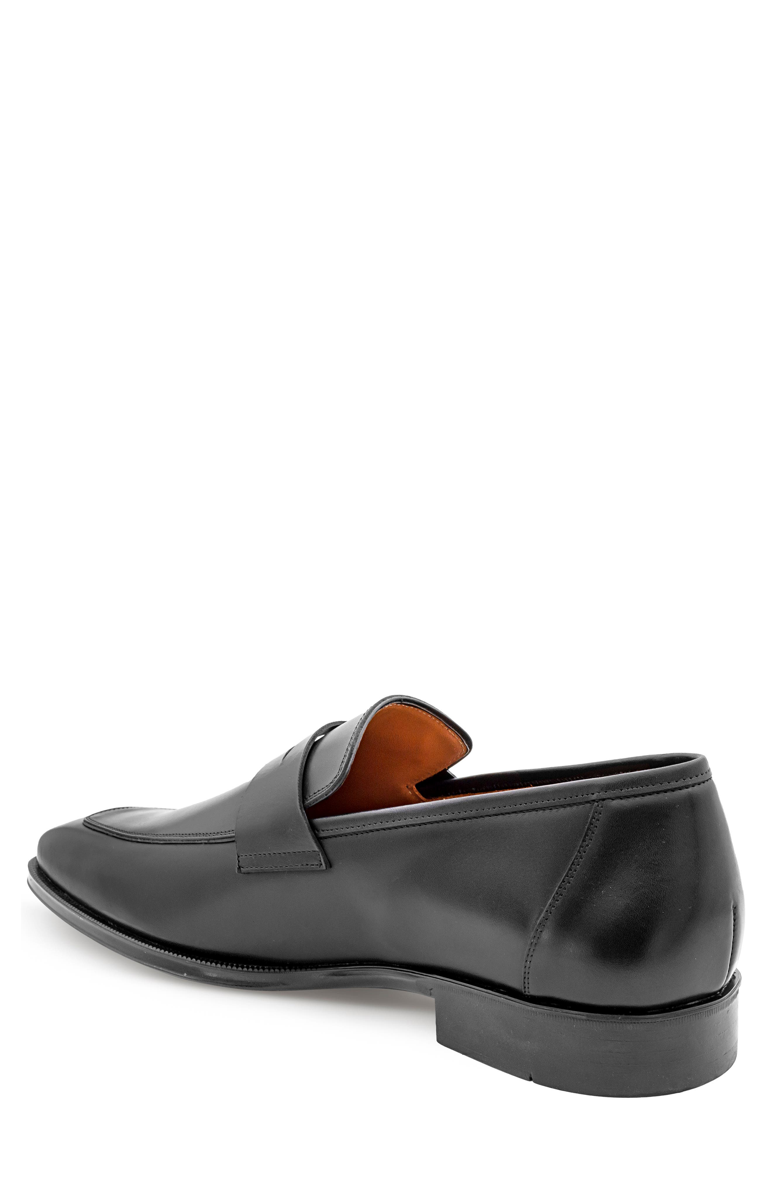 Mezlan Avenue Penny Loafer, Alternate, color, Black