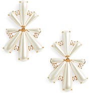 Lele Sadoughi Imitation Pearl Drop Earrings