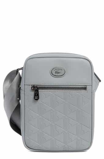 Nomogramme Monogram Embossed Faux Leather Messenger Bag