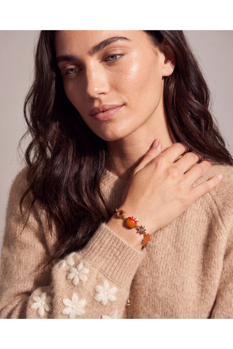 Apple Cider & Spices In-Line Bracelet, Alternate, color, Gold