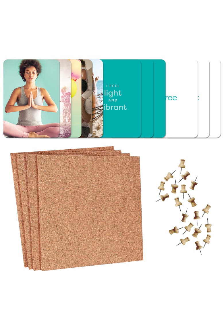 Complete Vision Board Kit, Health & Happiness, Wellness Goal Setting, Alternate, color, Multicolored