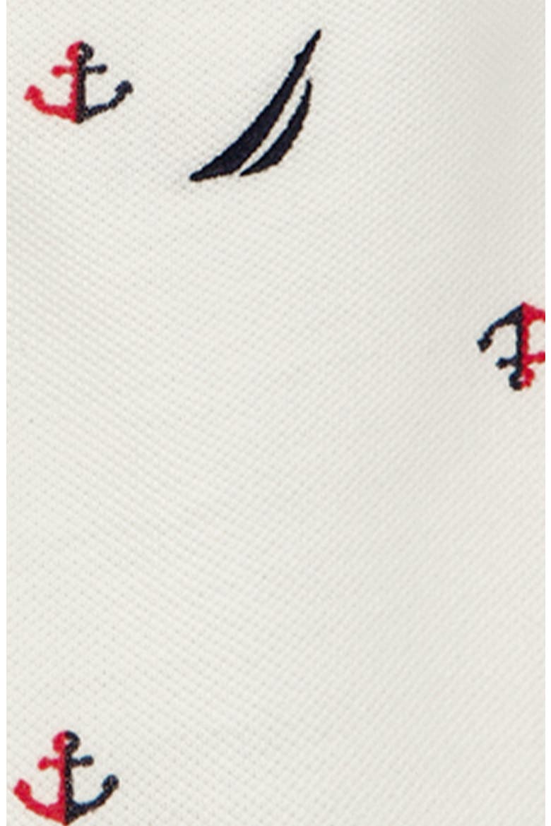 Anchor Print Polo & Shorts Set, Alternate, color, NAVY MULTI