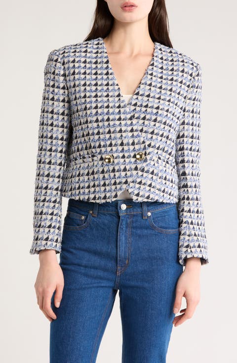 Marcel Fringe Tweed Jacket