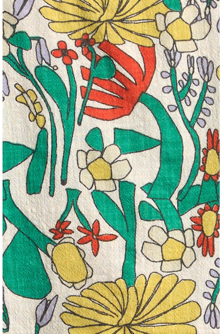 Sleeveless Color Herbalist Organic Cotton Top, Alternate, color, GREEN MULTICOLOR