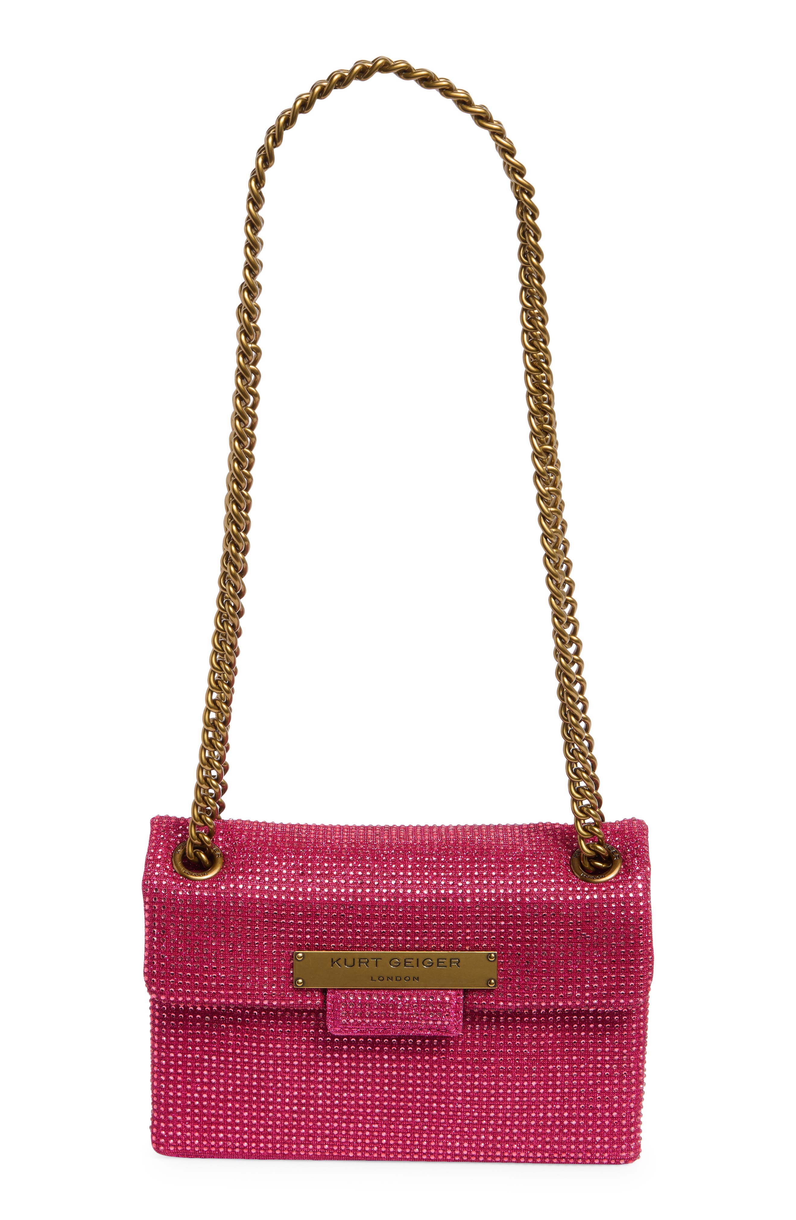 Brixton Mini Plate Rhinestone Crossbody Bag