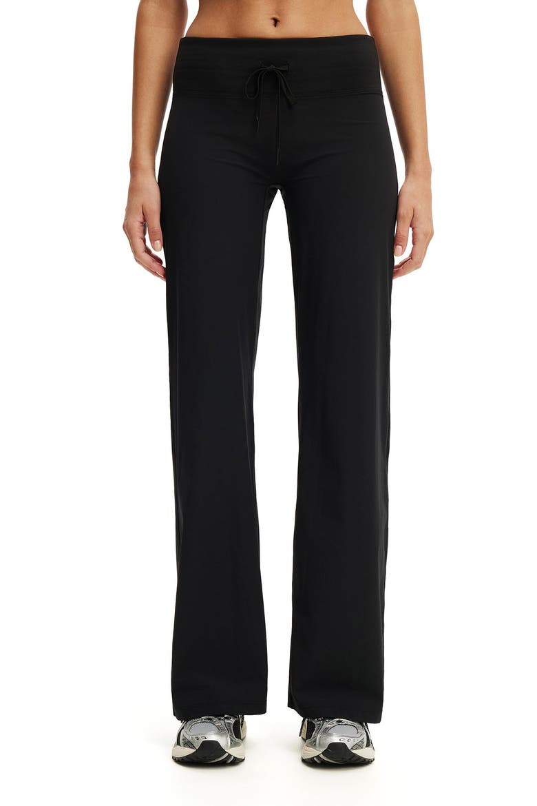 Women's Active Straight Leg Stretch Woven Pant, Alternate, color, Black