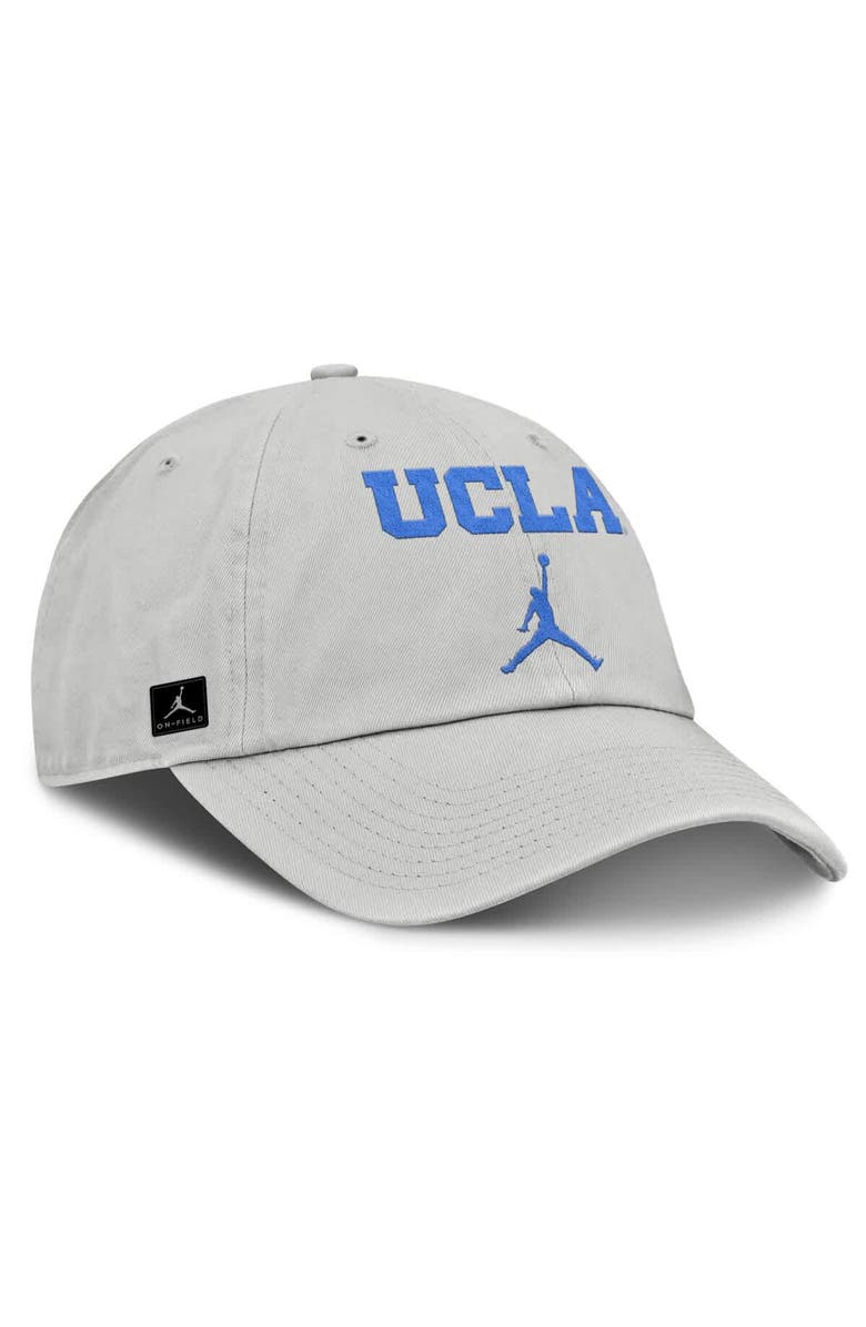 Jordan Brand Men's Jordan Brand Gray UCLA Bruins 2025 On-Field Gameday Club Adjustable Hat, Alternate, color, Gray