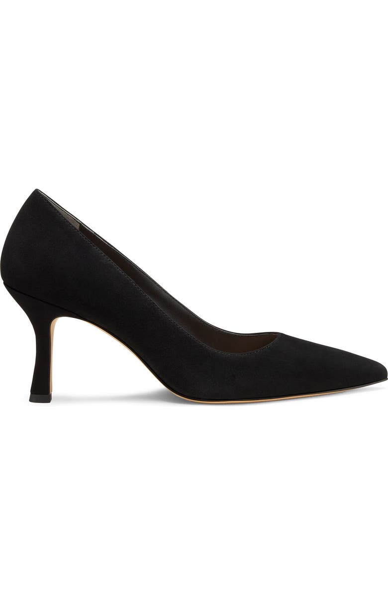 Stuart Weitzman <p>Isla Leather Pump (Women)</p>, Alternate, color, Black
