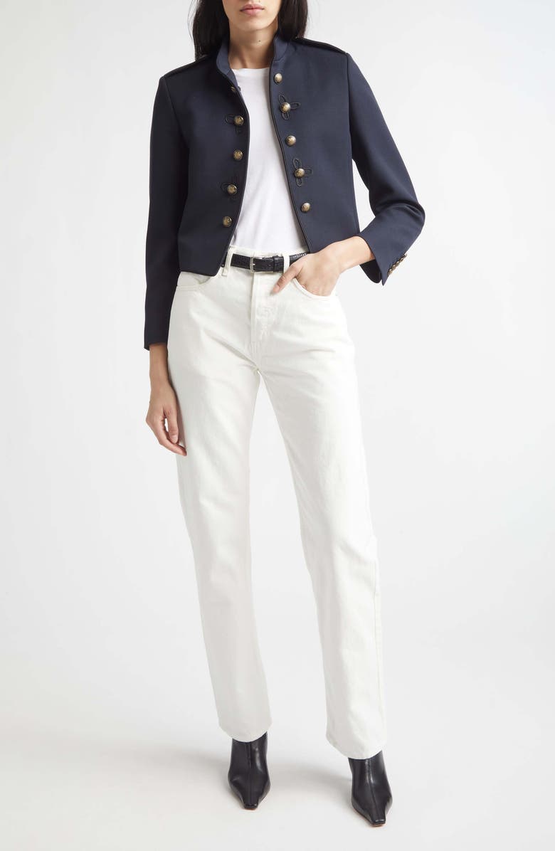 Nili Lotan Briana Jeans, Alternate, color, Cream