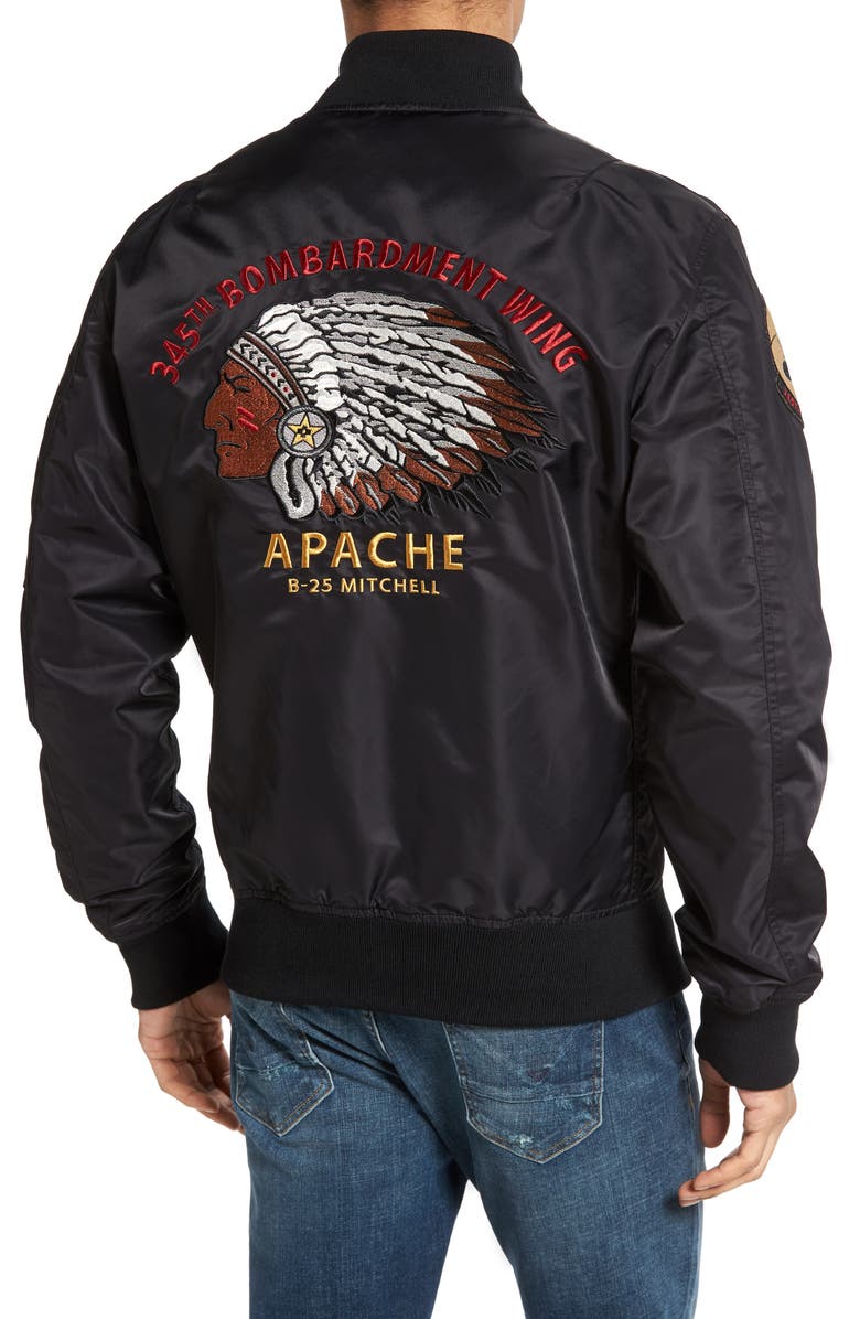 Schott NYC B-52 Bomber Jacket, Alternate, color, 