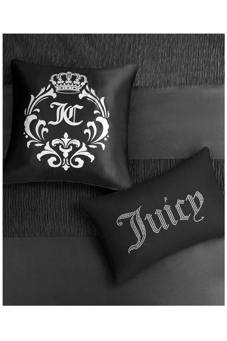 Glam Night Comforter Set, Alternate, color, BLACK