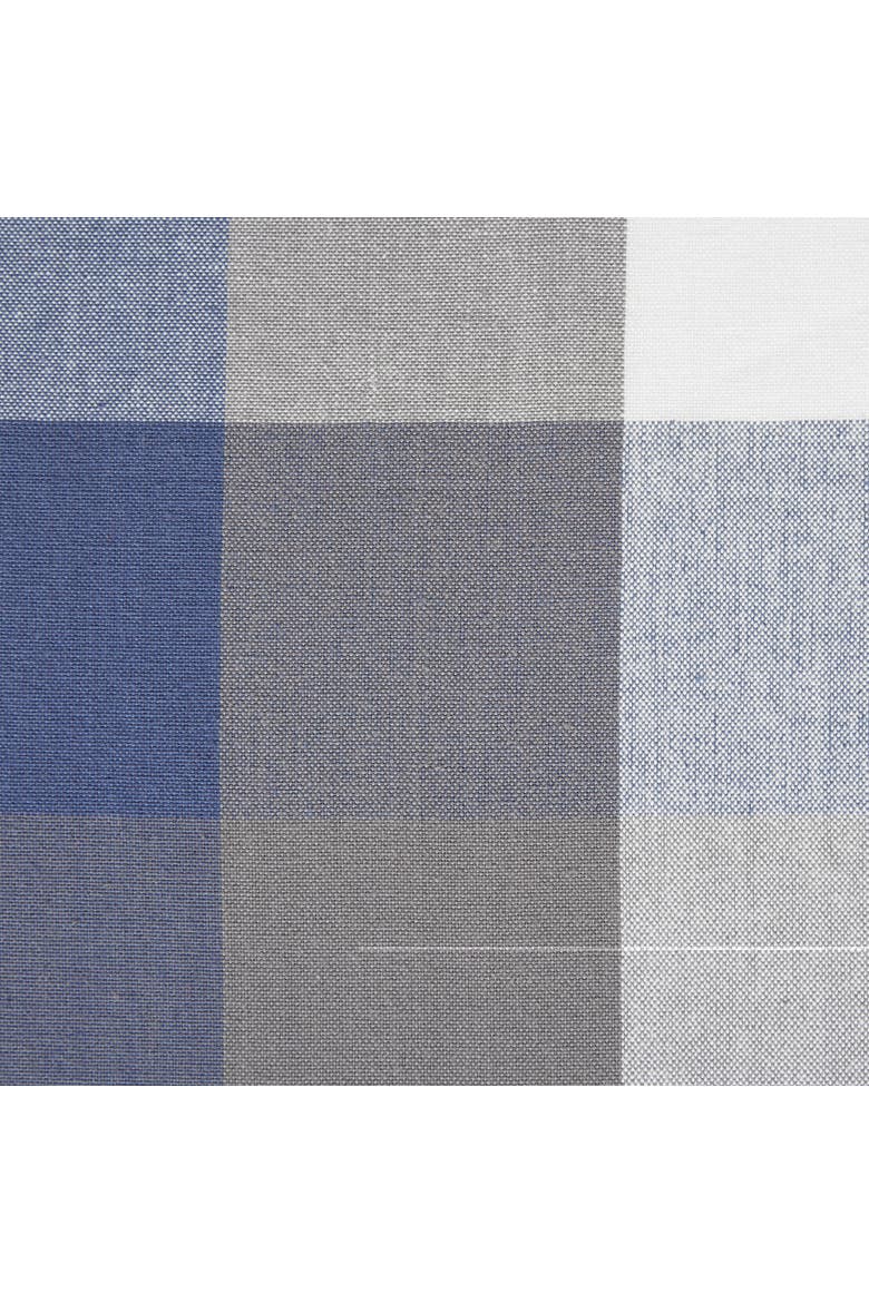 French Blue Tri Color Check Table Runner 14x72, Alternate, color, French Blue