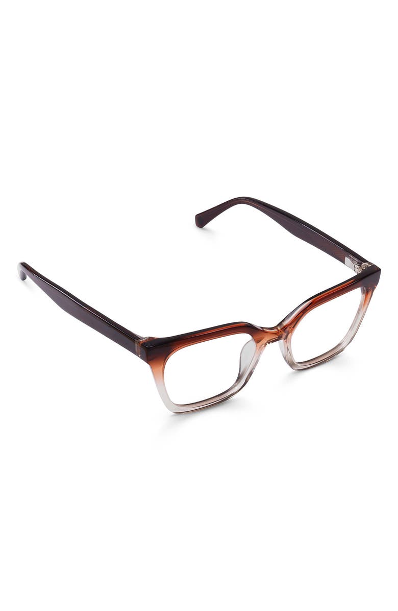 eyebobs Overlook 50mm Cat Eye Readers, Alternate, color, Walnut / Almond Crystal