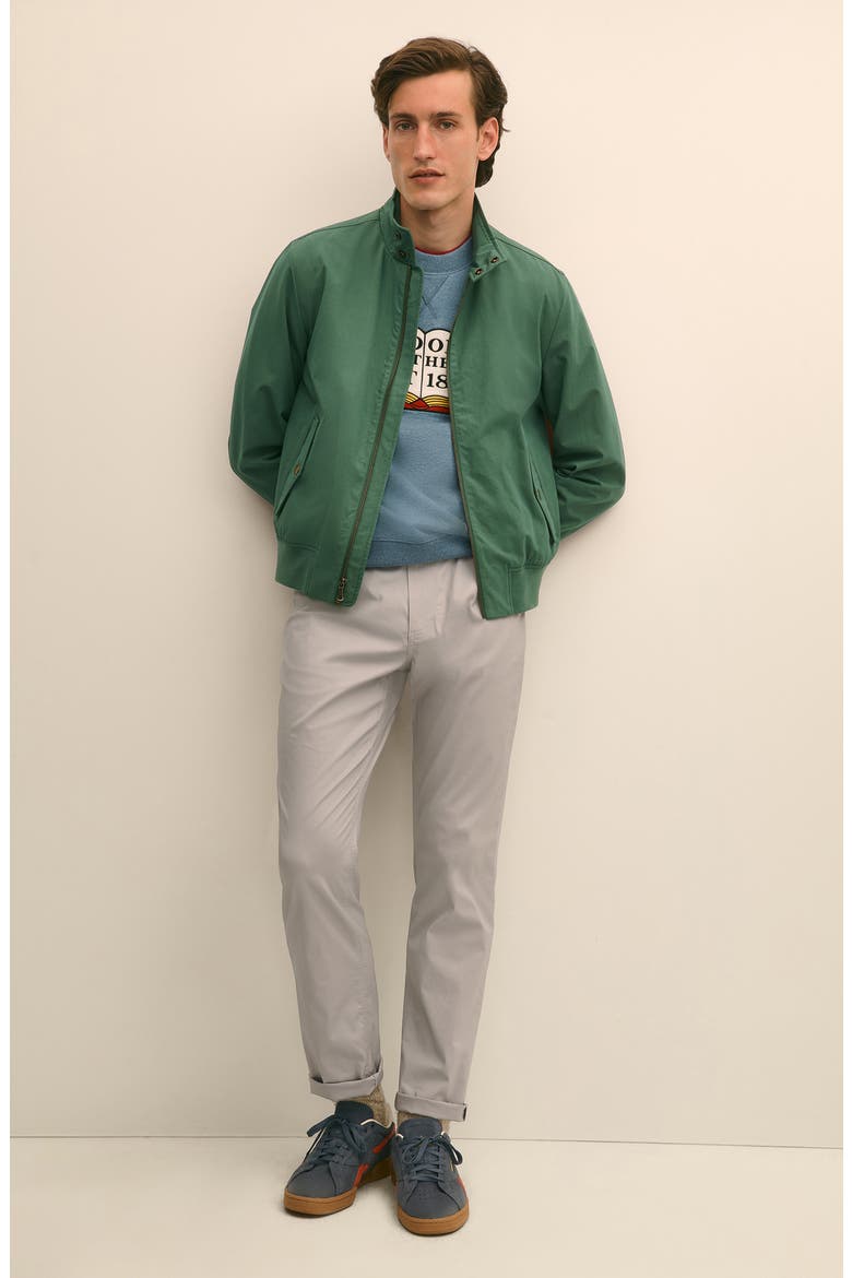 Cotton Blend Jacket, Alternate, color, MALLARD GREEN